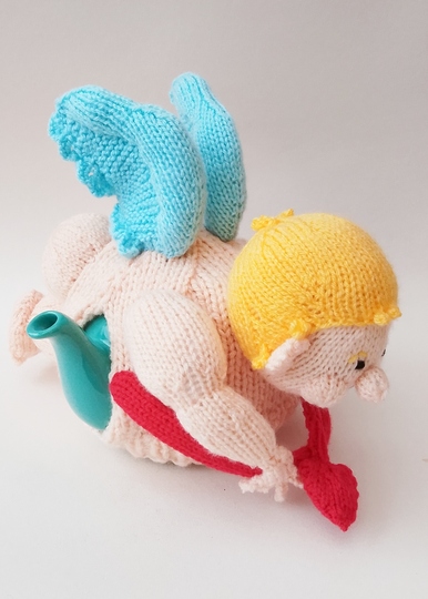 TeaCosyFolk's Cupid Tea Cosy Knitting Pattern