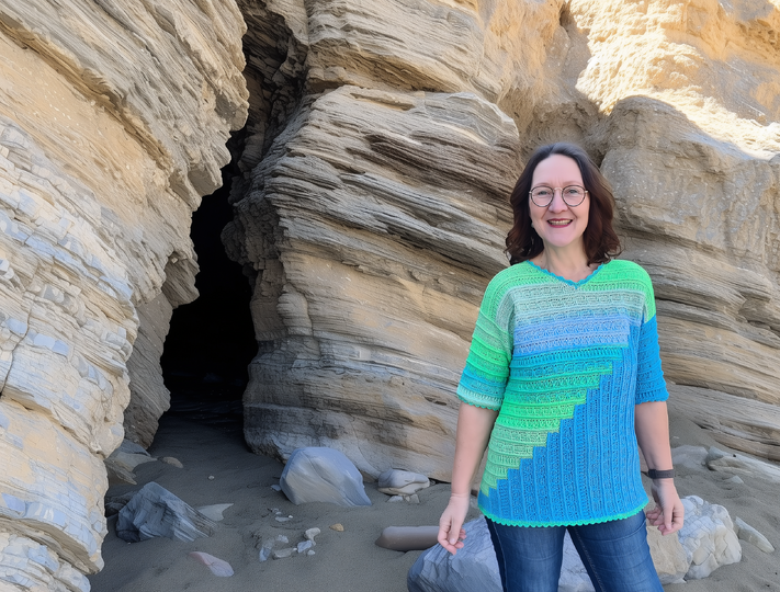 Frauhohmanns Würfelpulli No. 4 - ZickZackTraum