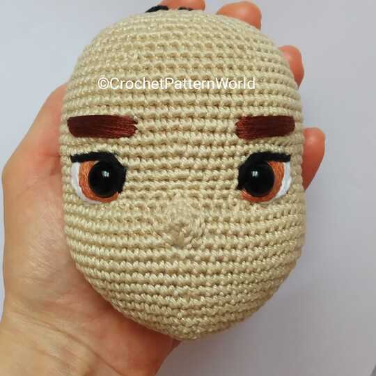 Alex crochet doll boy pattern about 13 inch, amigurumi boy men pattern