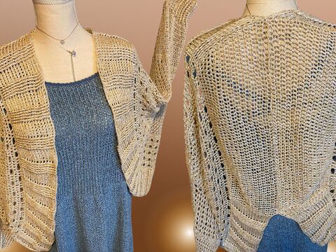 Häkelanleitung Cardigan/Jacke "SANDSTORM"