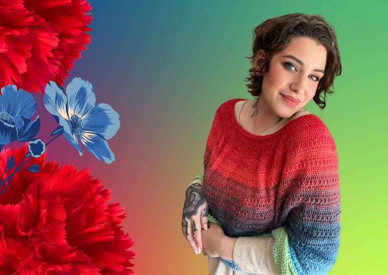 Häkelanleitung Poncho "LOVE AND NATURE"