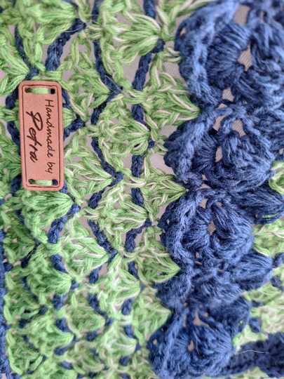 Häkelanleitung 2 in 1 Tiefes Dreieckstuch und Stola "Schattenspiel"