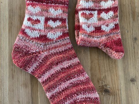 Darline Socken in Double Face Technik