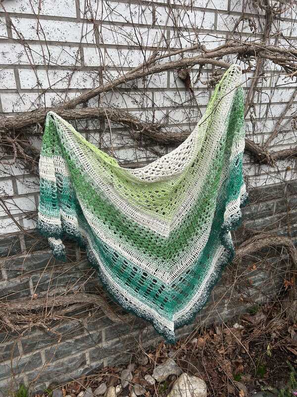 Häkelanleitung Dreieckstuch "Lucky 5K" - Bild 3