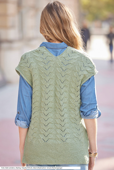 Pullunder mit Ajourmuster