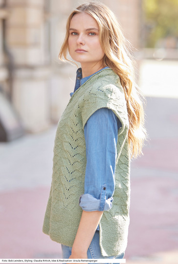 Pullunder mit Ajourmuster