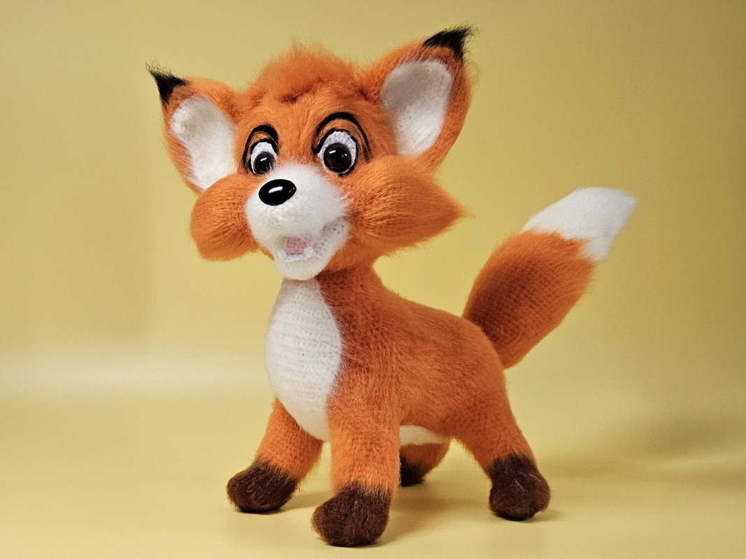 2er Set Waldbewohner Snooky der flauschige Baby Fuchs  - Amigurumi Häkeln