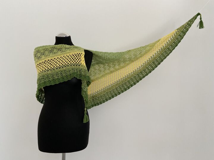 Häkelanleitung - Tuch "Stretto"