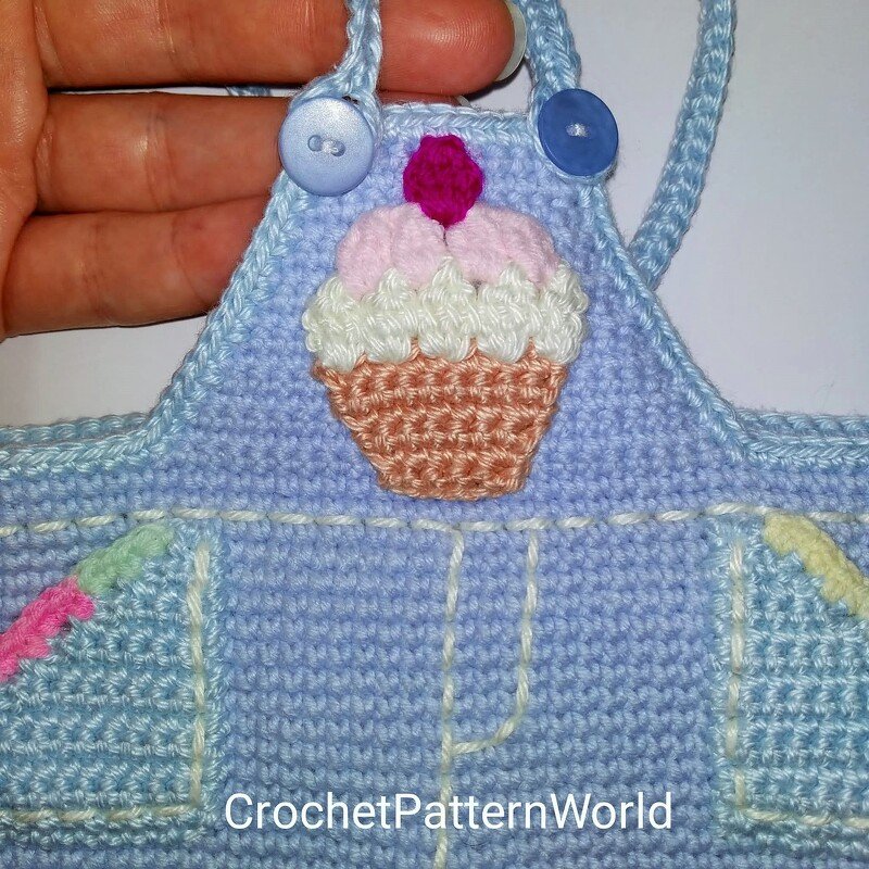 Casual outfit for Lulu, Crochet amigurumi doll clothes 12,6"/32 cm - Image 11