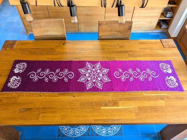 Schultertuch / Stola "White Peacock" - Doubleface Strickanleitung