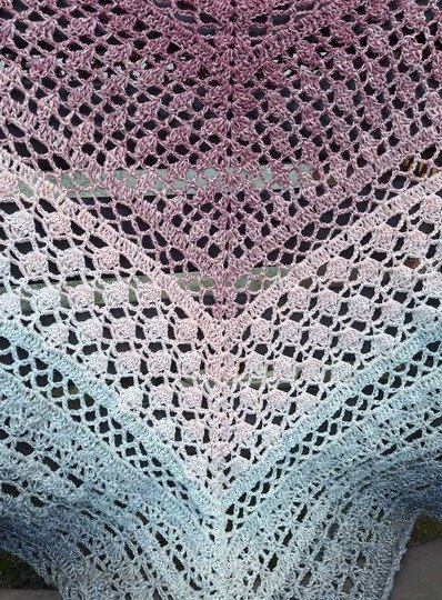 Häkelanleitung Dreieckstuch Rosia