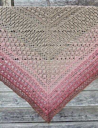 Häkelanleitung Dreieckstuch Rosia