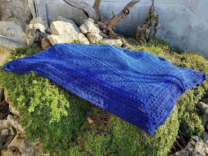 Häkelanleitung Dreieckstuch Rosia