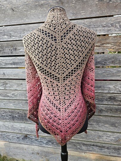 Häkelanleitung Dreieckstuch Rosia