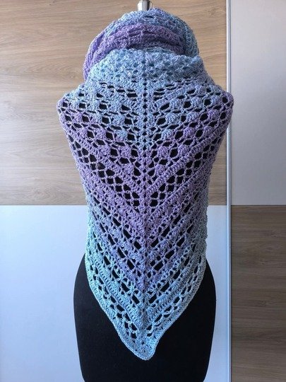 Häkelanleitung Dreieckstuch Rosia