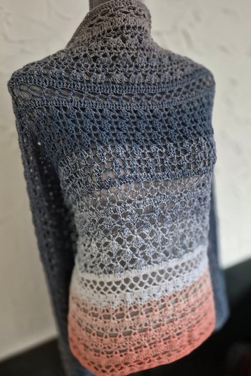 Häkelanleitung Stola Rosia