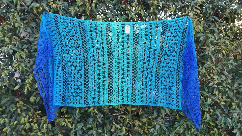 Häkelanleitung Stola Rosia