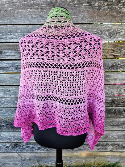 Häkelanleitung Stola Rosia