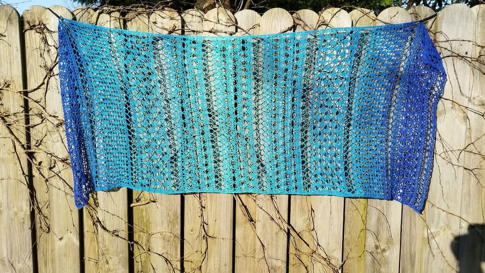 Häkelanleitung Stola Rosia