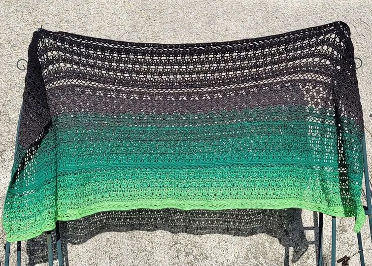 Häkelanleitung Stola Rosia