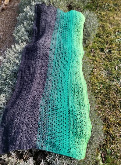 Häkelanleitung Stola Rosia