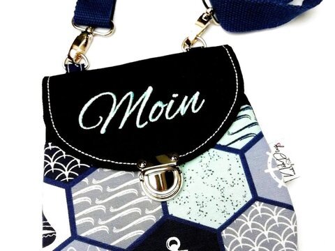 Flach-Tasch Walli - die Handytasche mit Rundungen digitale PDF