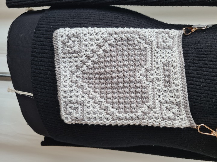 Häkelanleitung Tasche Love Mosaik-Overlay-Technik