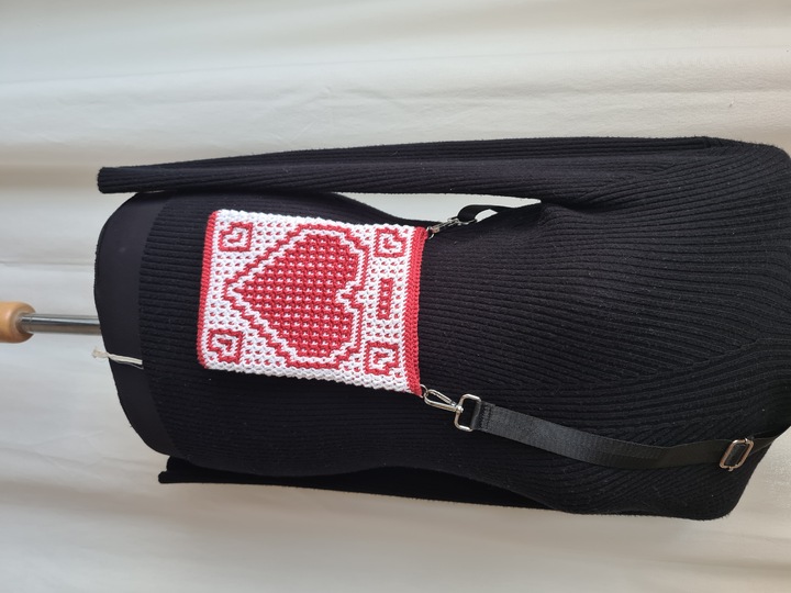 Häkelanleitung Tasche Love Mosaik-Overlay-Technik