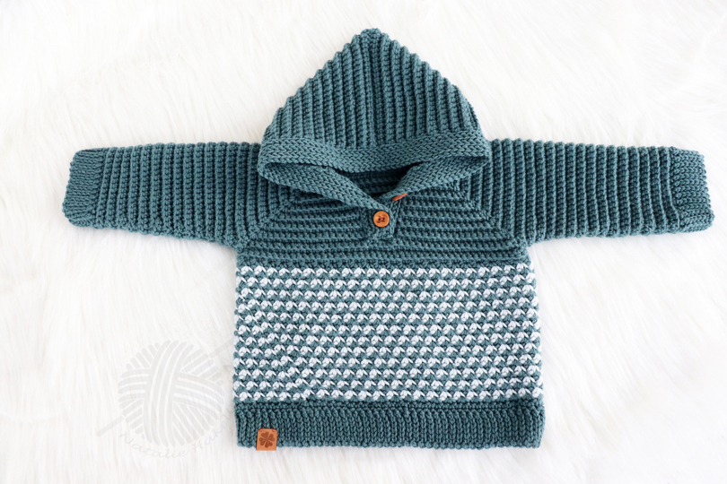 Baby & children's sweater “Casual” (Raglan, seamless, sizes: 0 m. – 5 y.)