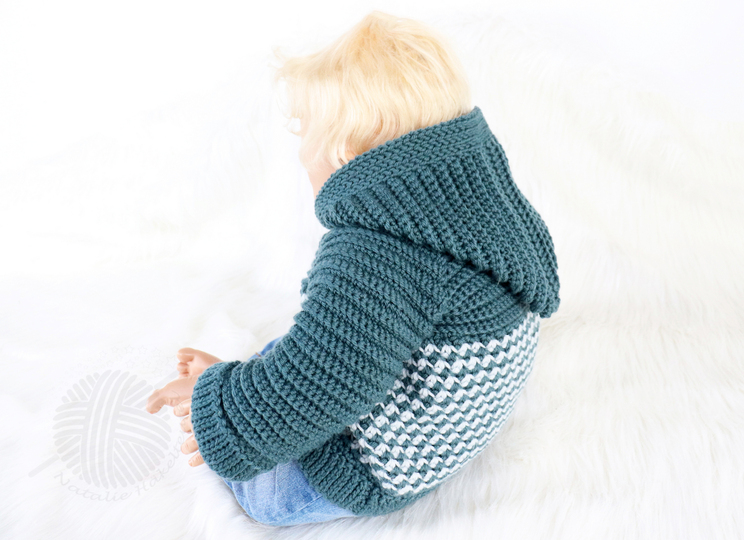 Baby & children's sweater “Casual” (Raglan, seamless, sizes: 0 m. – 5 y.)