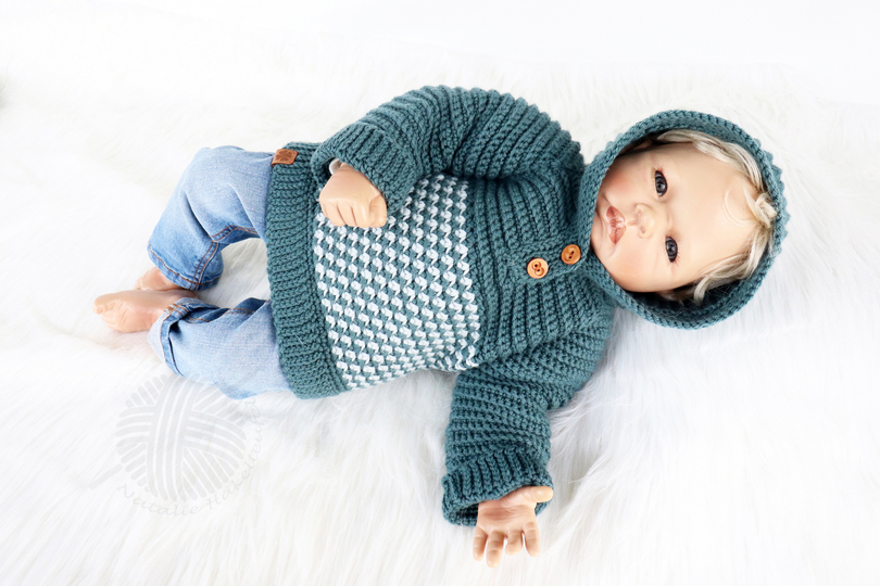 Baby & children's sweater “Casual” (Raglan, seamless, sizes: 0 m. – 5 y.)