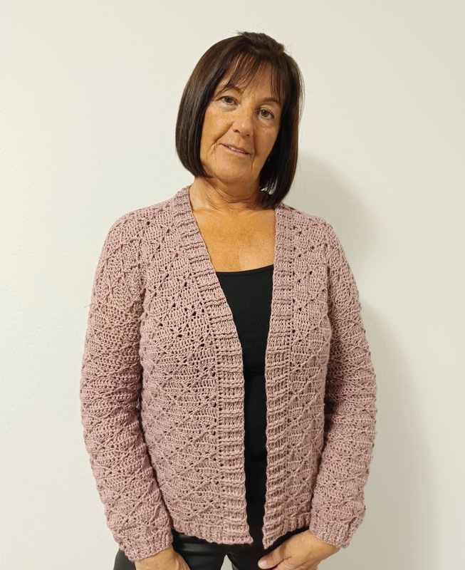 Häkelanleitung Jacke/Weste/Pullover/Pullunder Aponi - Bild 13