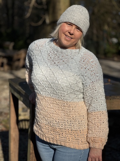 Häkelanleitung Jacke/Weste/Pullover/Pullunder Aponi