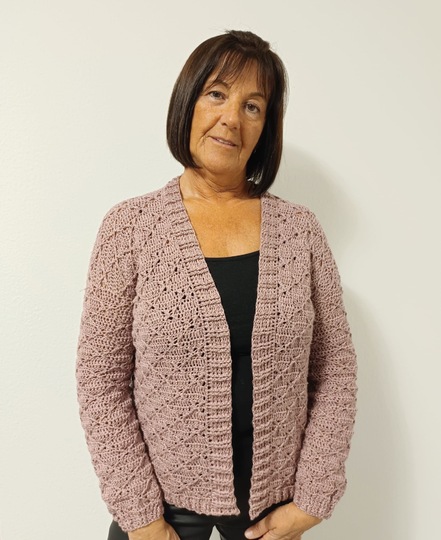 Häkelanleitung Jacke/Weste/Pullover/Pullunder Aponi