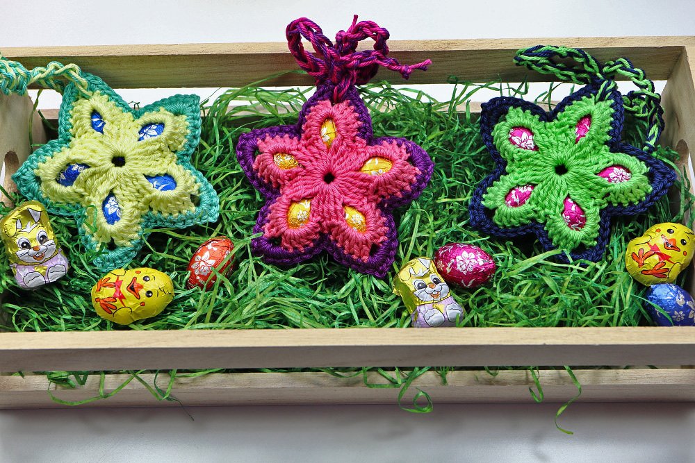 Blütenstern Ostereiertasche - Bild 5