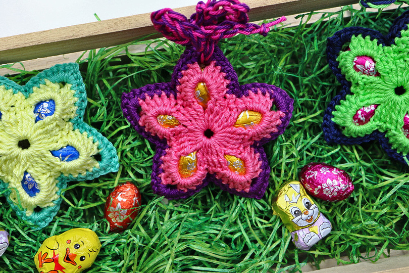 Blütenstern Ostereiertasche