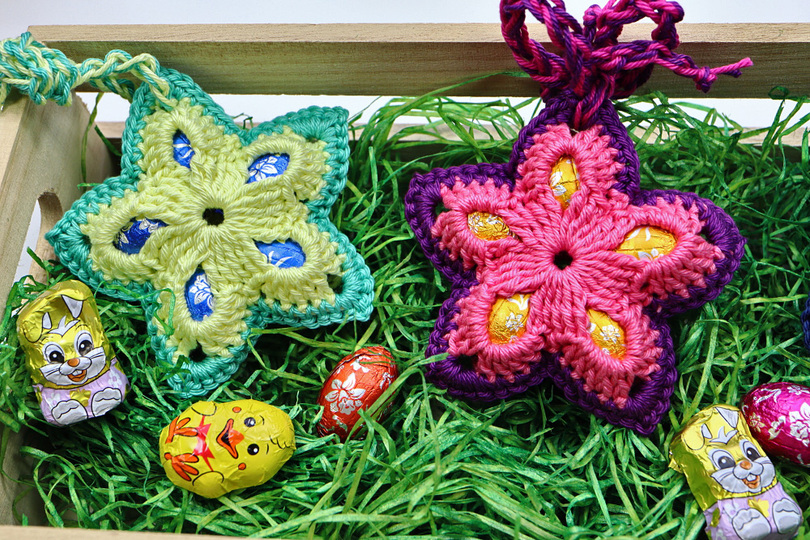 Blütenstern Ostereiertasche