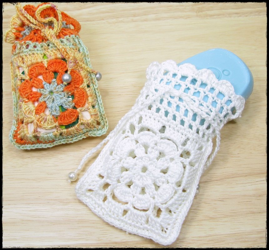 H&auml;kelanleitung Dufts&auml;ckchen Seifenbeutel Geschenks&auml;ckchen Modell 1 - Bild 8