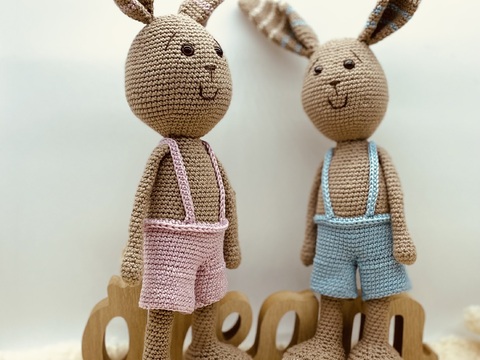 Häkelanleitung Amigurumi Hase Happy