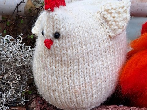 Liesbeth, das Huhn - gestrickt