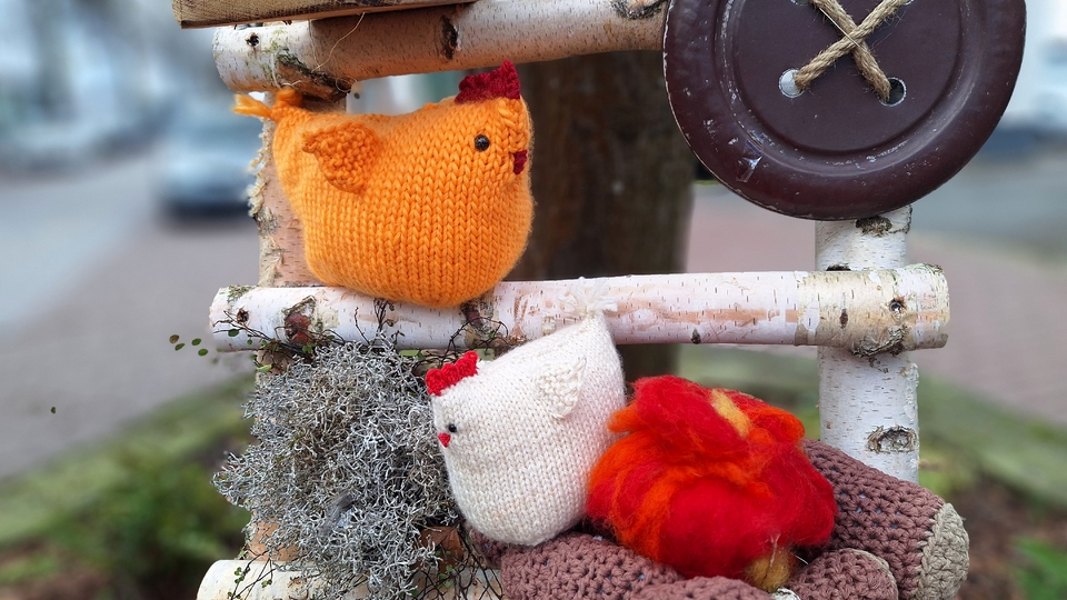 Liesbeth, das Huhn - gestrickt