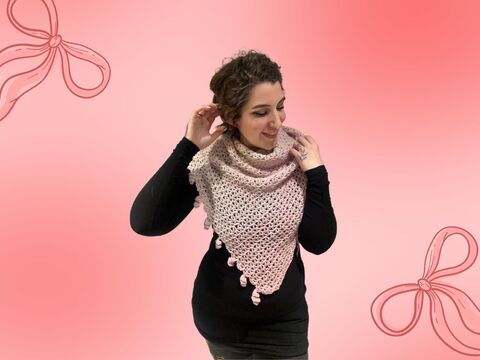 Häkelanleitung Tuch "PIGLET"