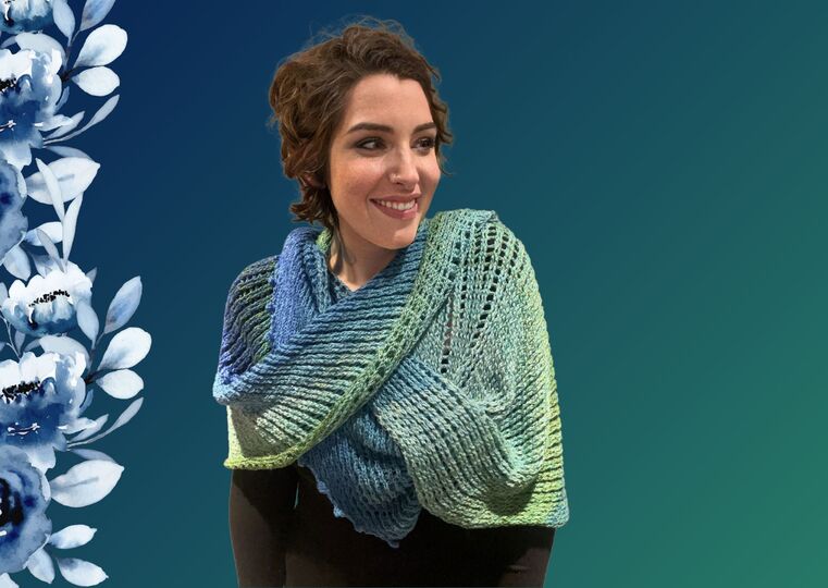 Häkelanleitung Tuch "BERGGIPFEL"