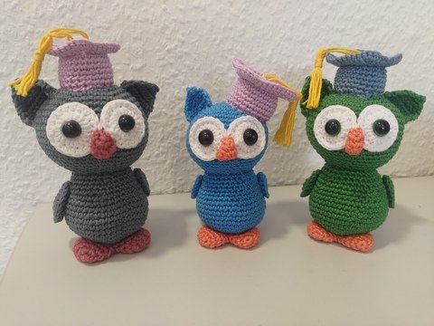 Häkelanleitung kleine Eule