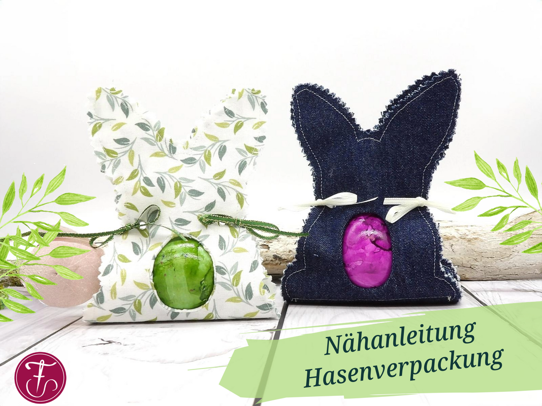 Nähanleitung Hase Hasenverpackung für ein Ei