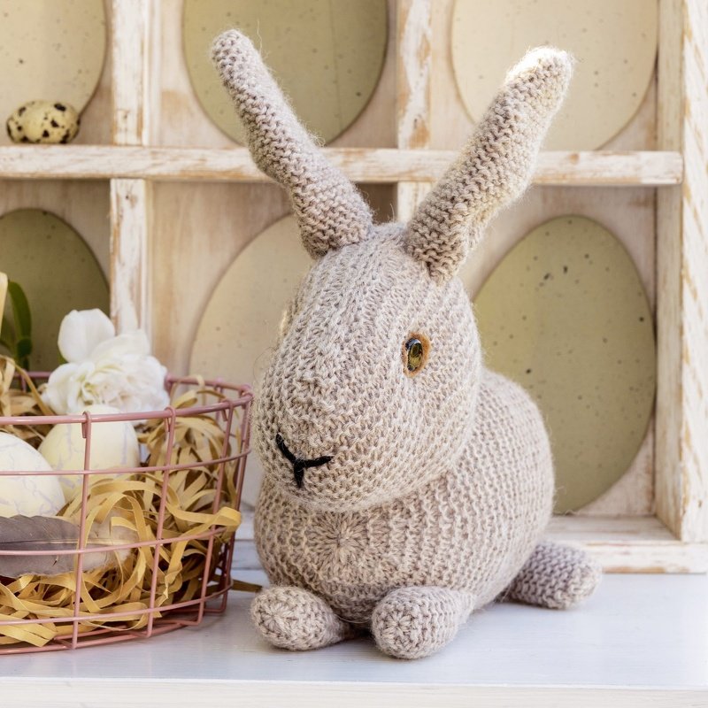 Hasenliebe gestrickt