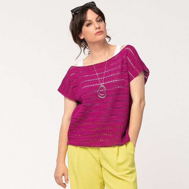 Häkelanleitung Damenshirt "Amazonas" 765157