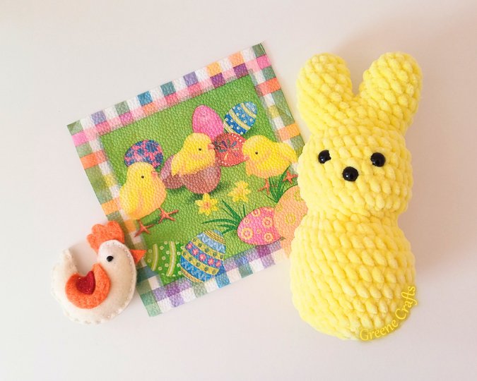 Kein-Nähen Mini Hasen für Ostern – Häkelanleitung für Anfänger