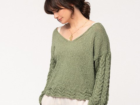 Strickanleitung Damenpullover "Larisa" 765159