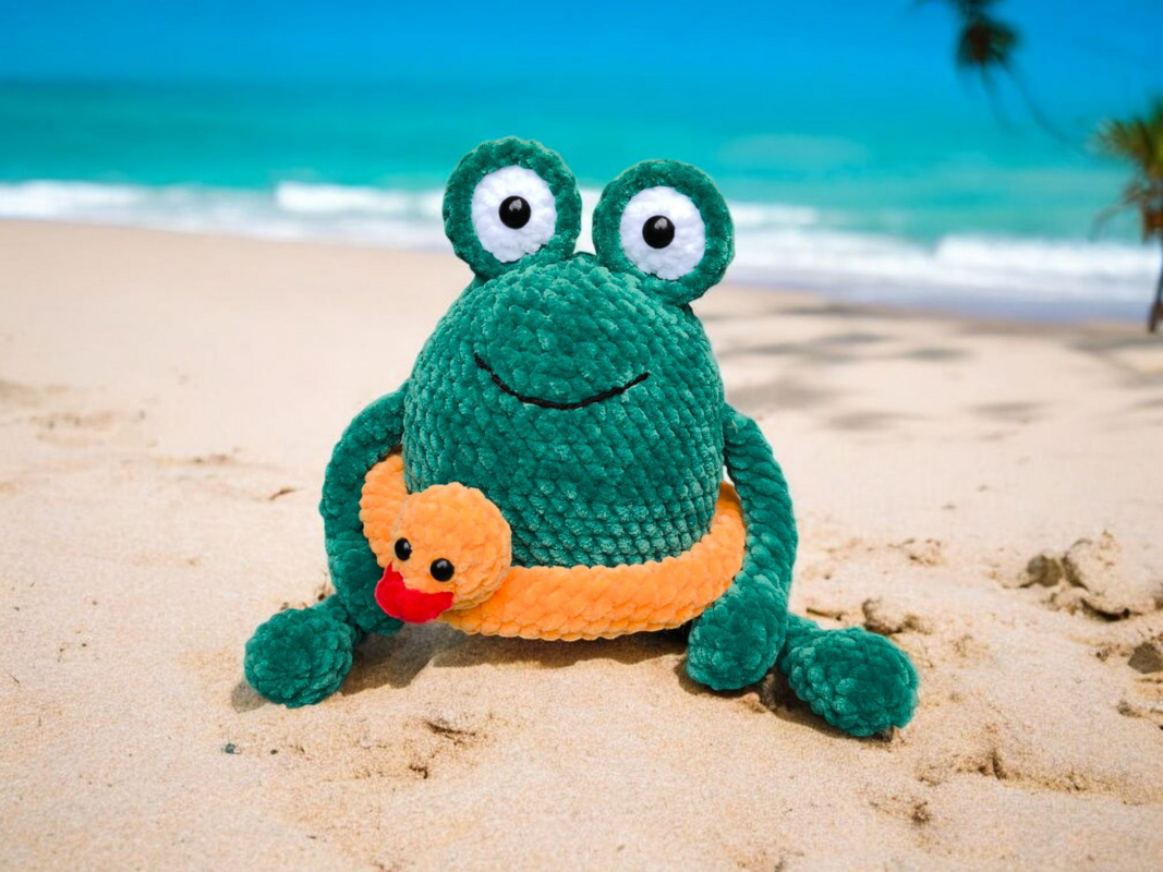 Häkelanleitung Frosch – Amigurumi Frosch PDF Häkelanleitung